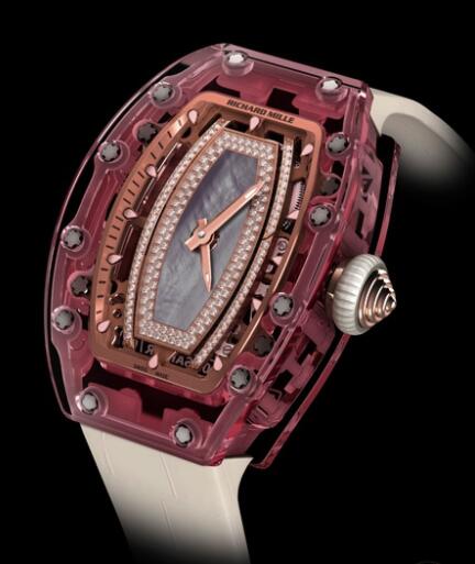 Replica Richard Mille RM 07-02 Pink Lady Sapphire Watch